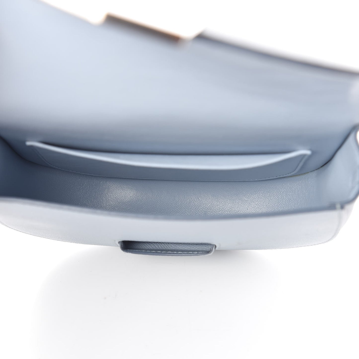 Grained Calfskin Small Trotteur Pale Blue