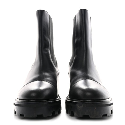 Jimmy Choo Calfskin Lug Sole Boots 36 Black 2 of 8