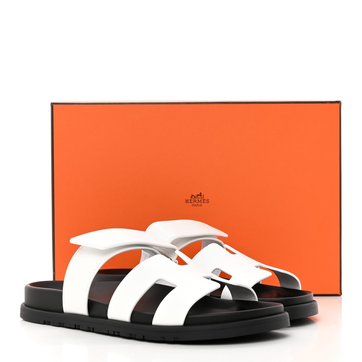 Calfskin Womens Chypre Sandals 39 White