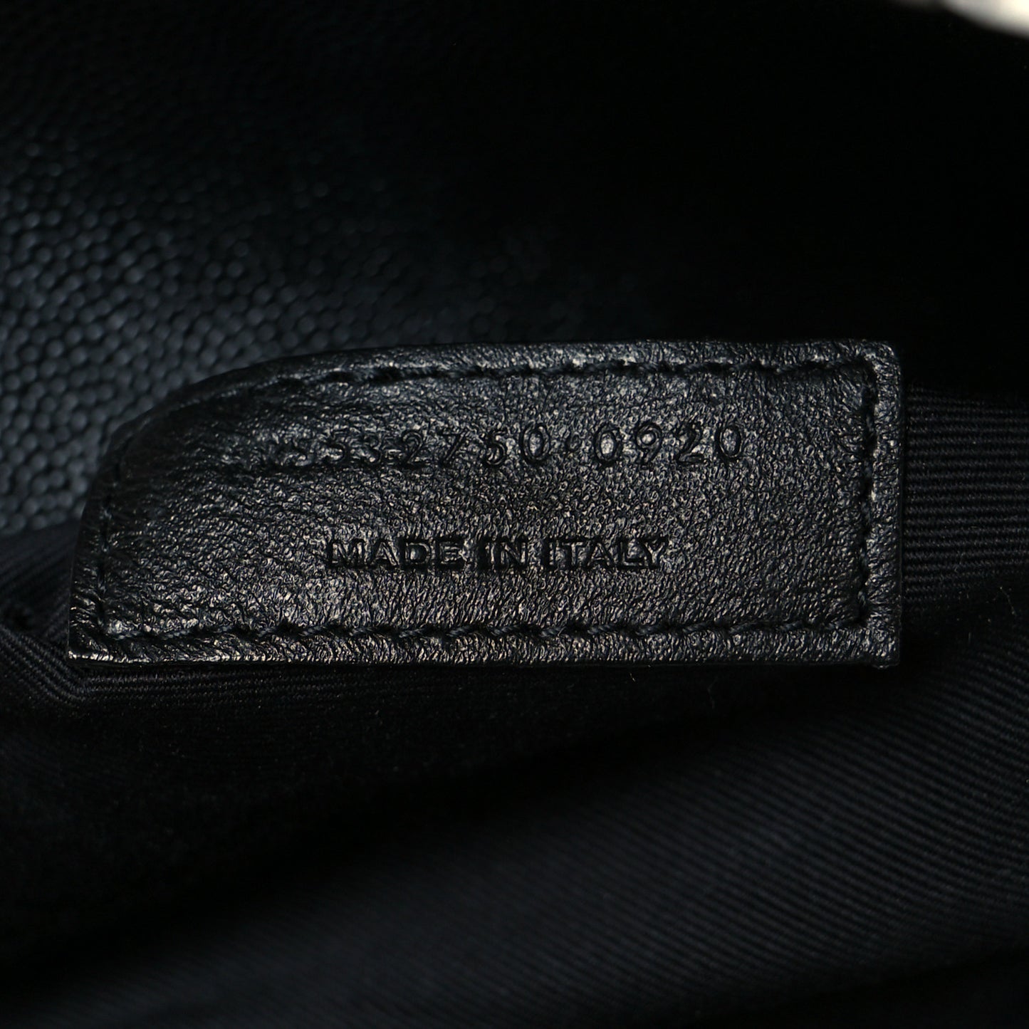 Grain De Poudre Monogram Cassandra Clasp Bag Black