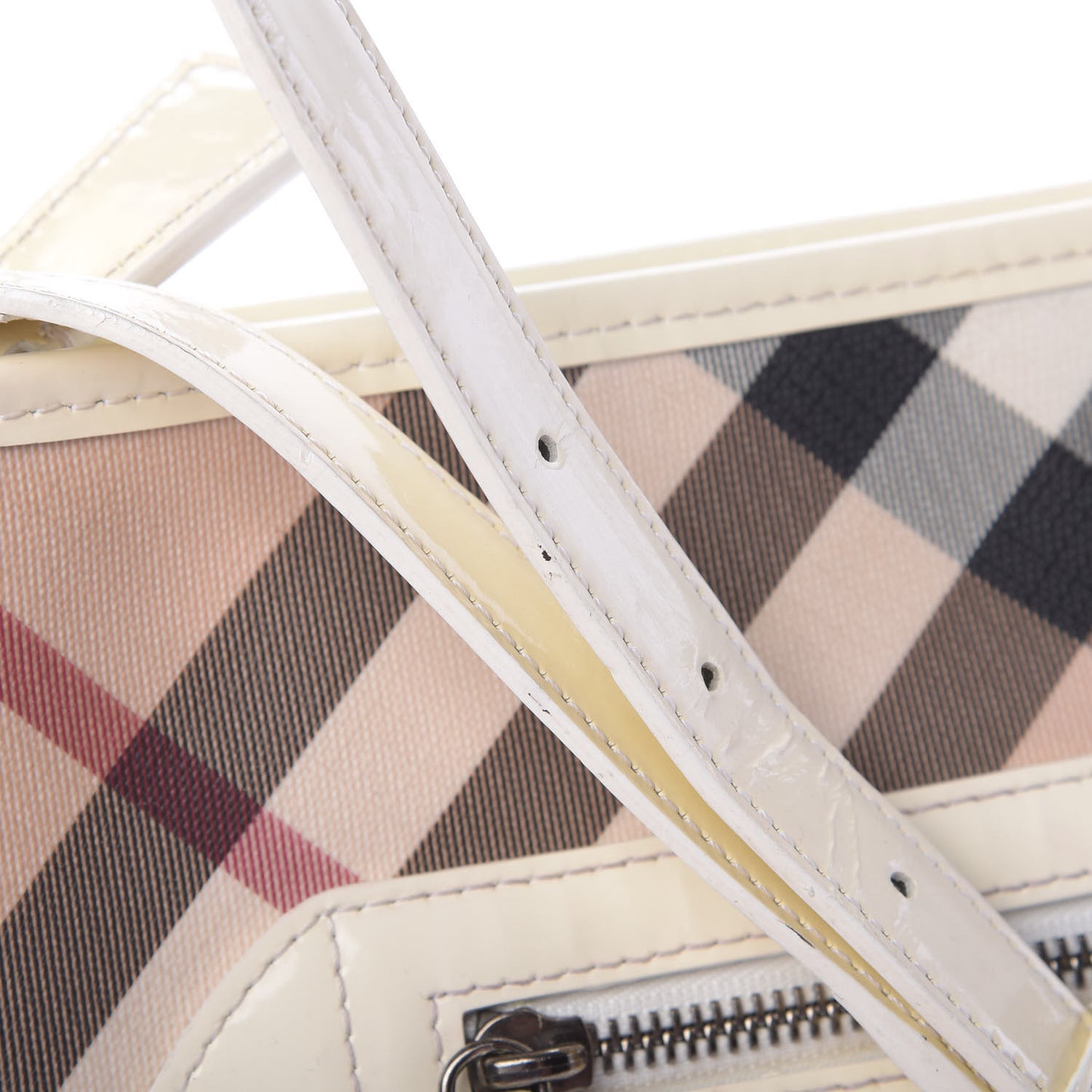 Nova Check Small Dryden Crossbody Bag White