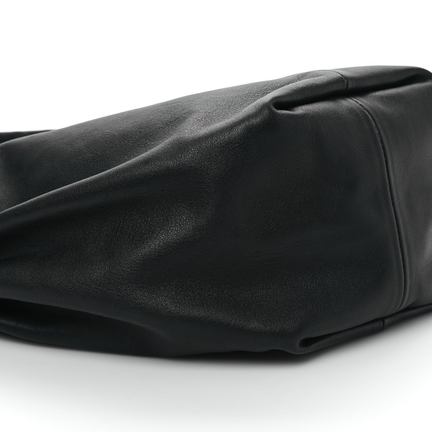 Calfskin Teen Double Knot Hobo Black