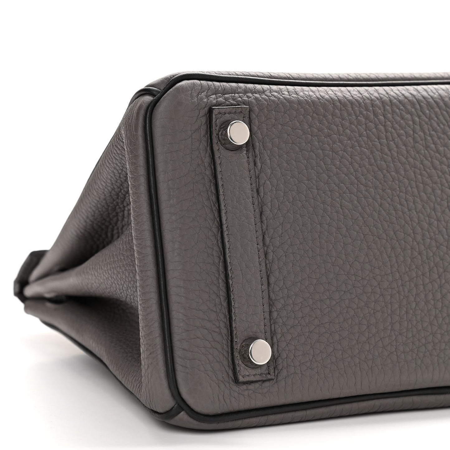 Togo Horseshoe Birkin 25 Etain Black