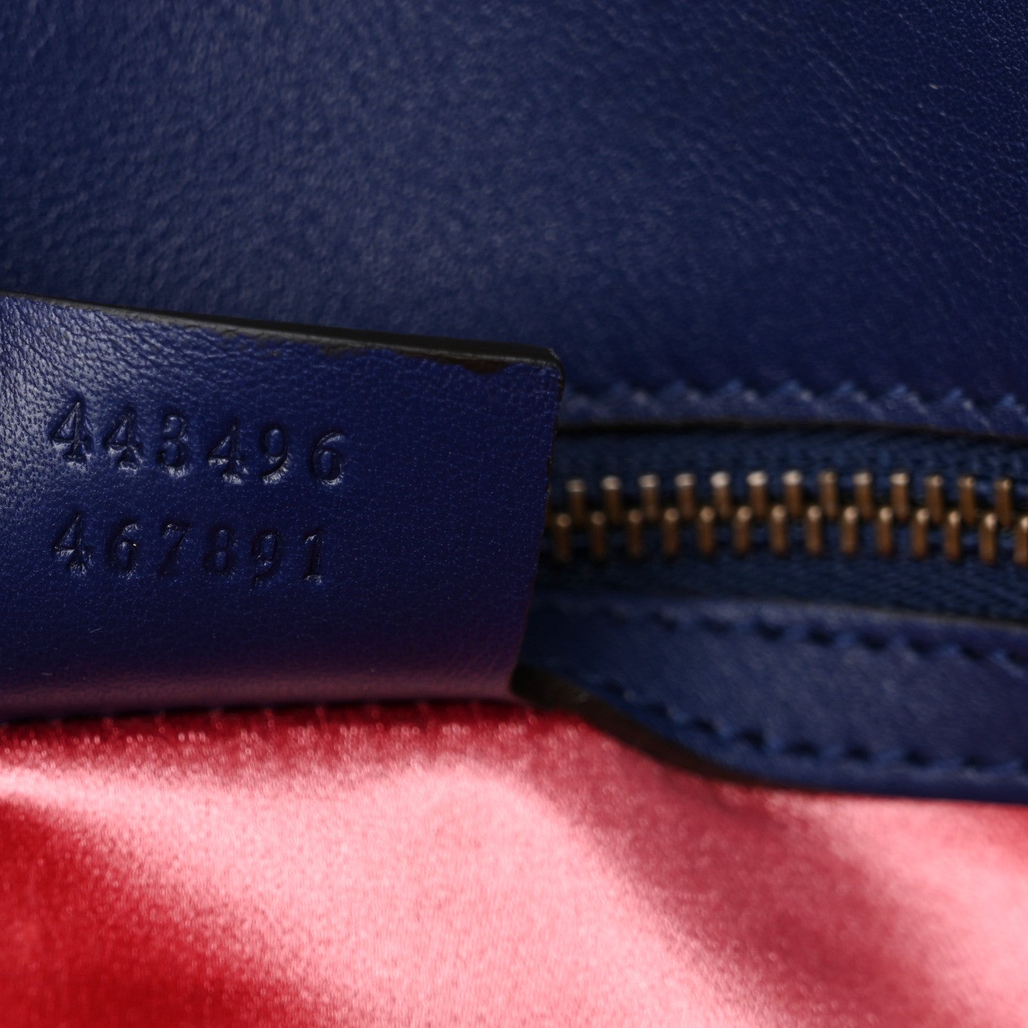 Gucci Velvet Matelasse Medium GG Marmont Shoulder Bag Cobalt Blue 7 of 10