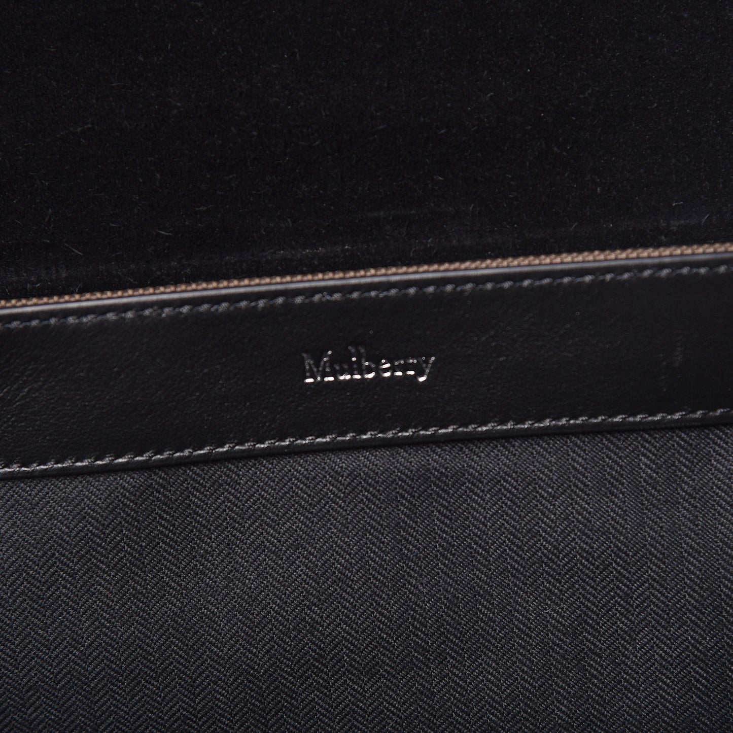 Nylon Calfskin Reston Backpack Dark Green Black