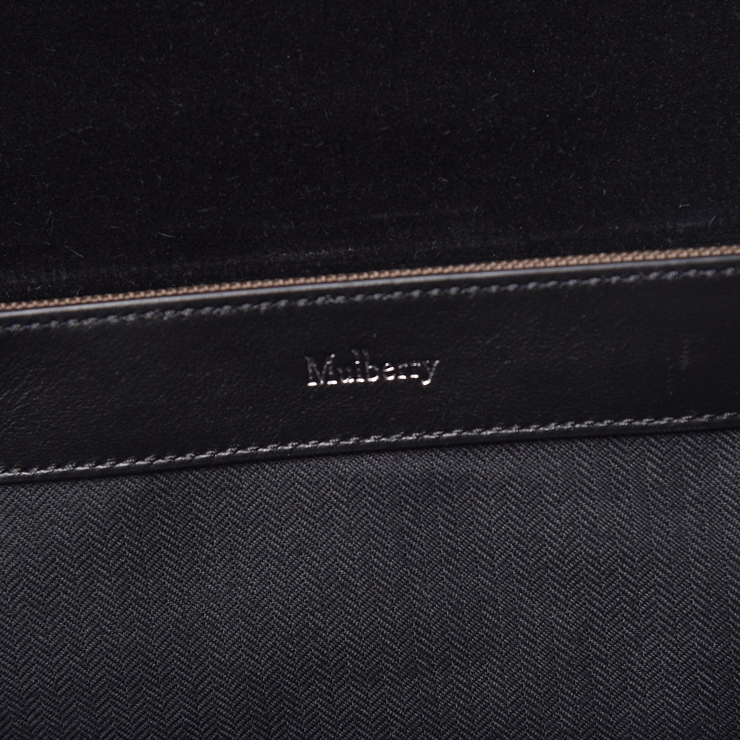 Mulberry Nylon Calfskin Reston Backpack Dark Green Black 6 of 10