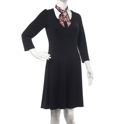 Hermes Silk Rive Droite Rive Gauche Twilly Noir Brique Bleu 2 of 5
