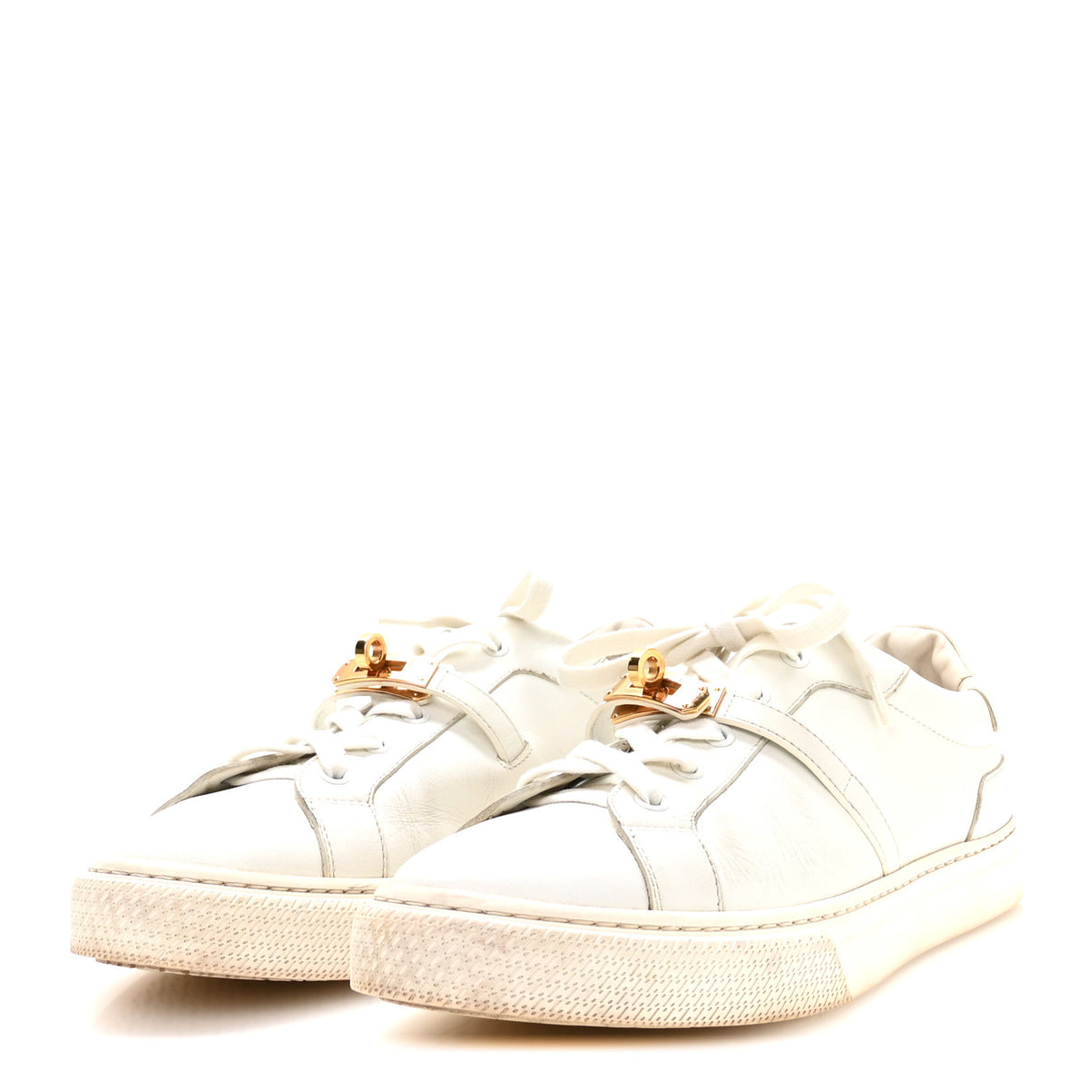 Calfskin Day Sneakers 40 White