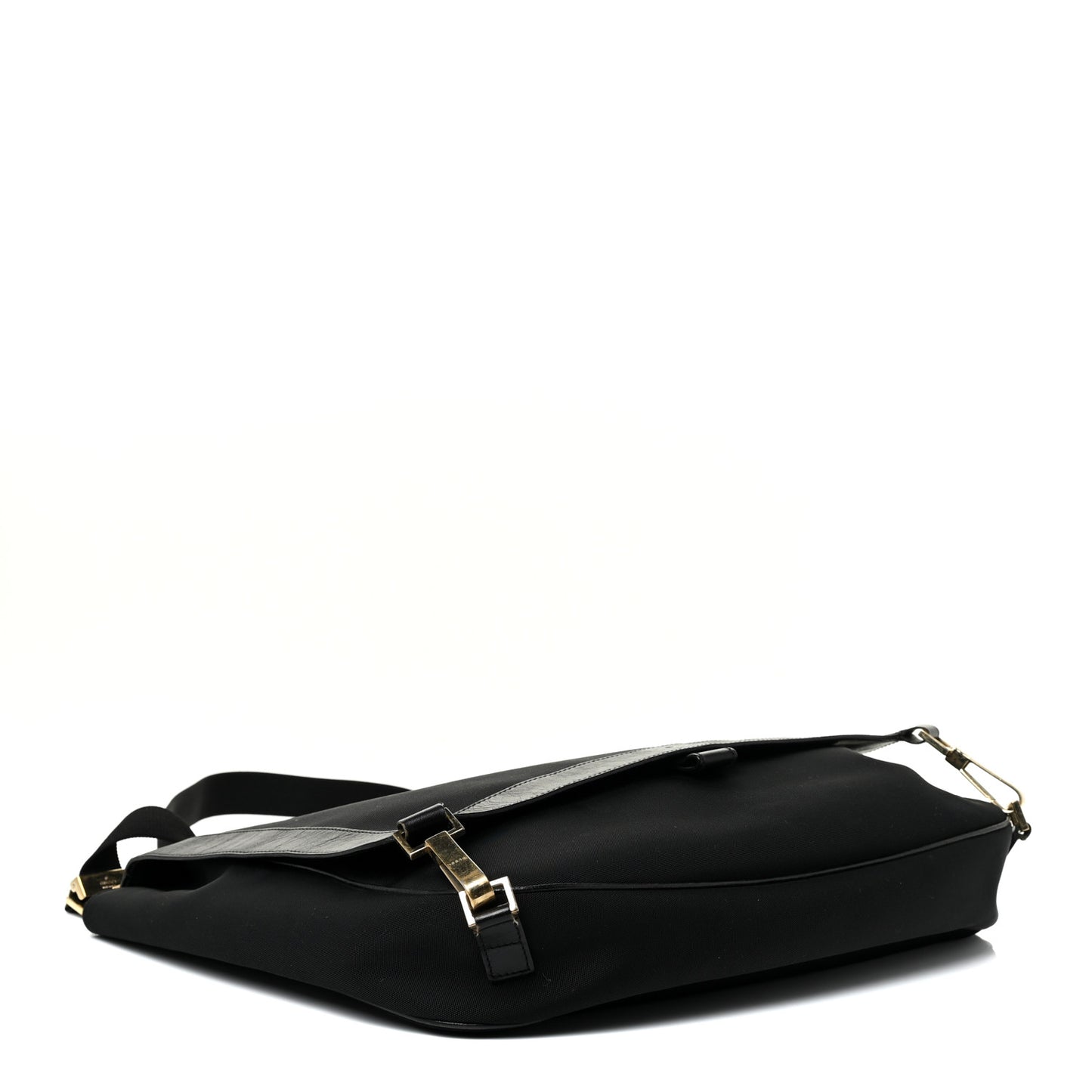 Canvas Messenger Bag Black