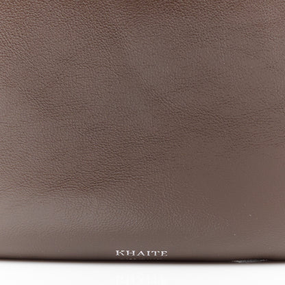 Khaite Crackle Patent Medium Olivia Hobo Chestnut 7 of 10