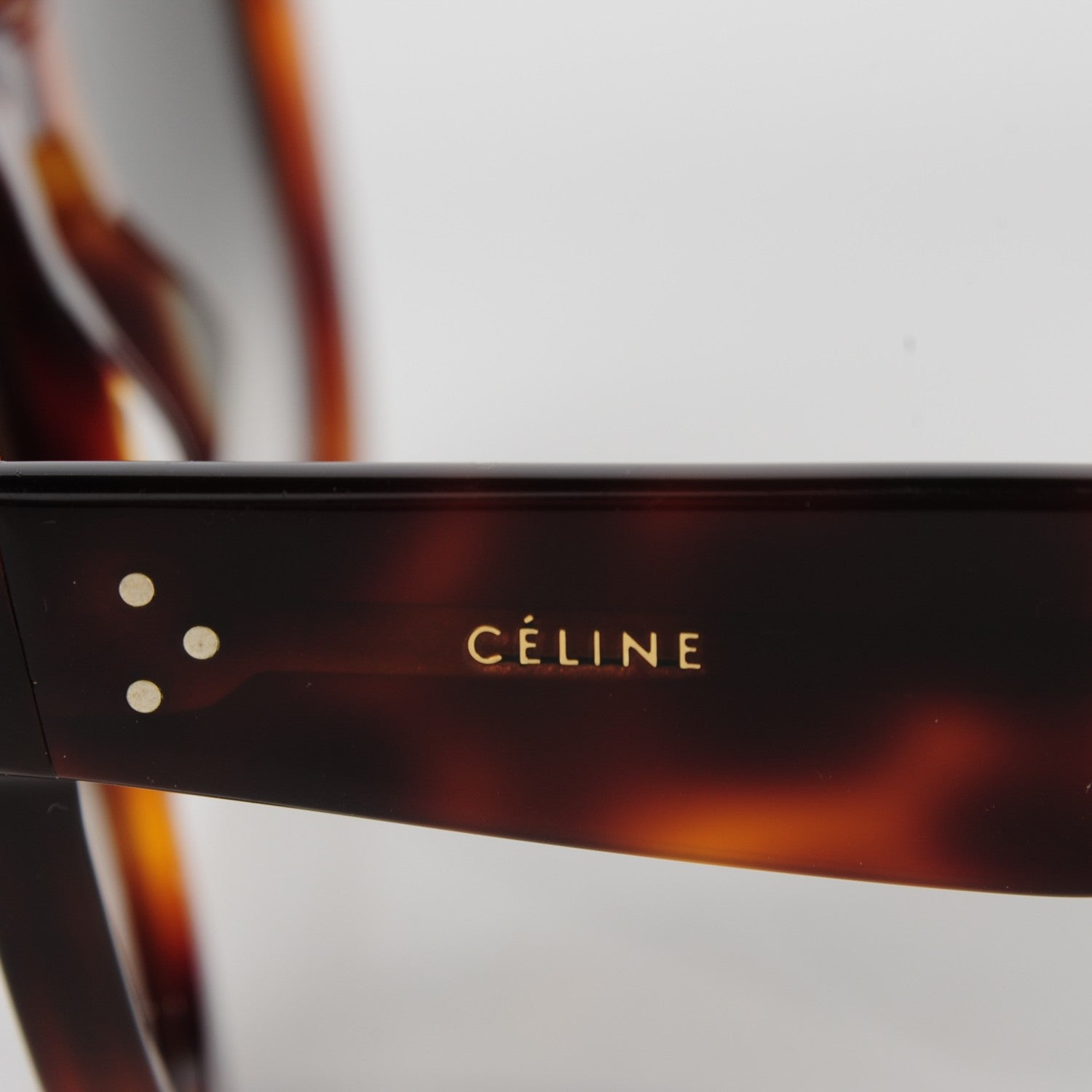 Celine Thin Preppy Sunglasses CL41049/S Tortoise 5 of 6