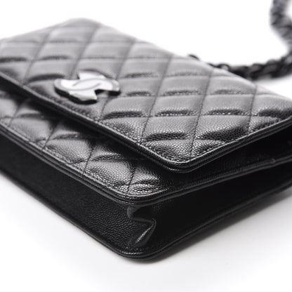 Chanel Caviar Quilted My Everything Wallet On Chain WOC Black 7 of 12