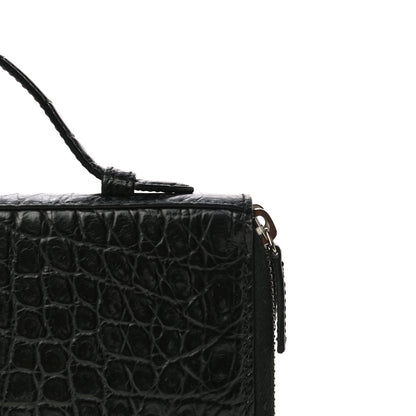 Gucci Crocodile Travel Document Case Black 13 of 21