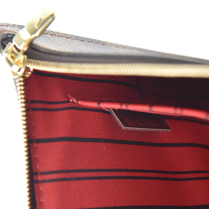 Louis Vuitton Damier Ebene Neverfull MM GM Pochette 8 of 9