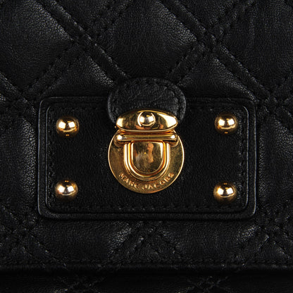 Marc Jacobs Lambskin Quilted The Large Single Flap Black 6 of 8