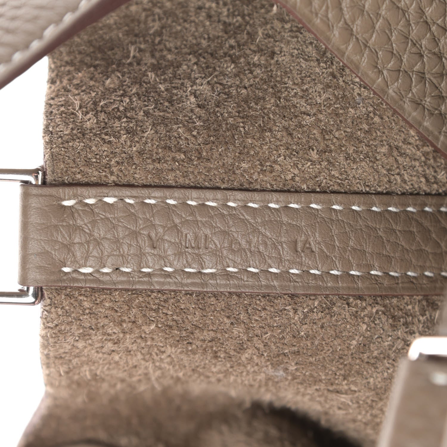 Hermes Taurillon Clemence Picotin Lock 18 PM Etoupe 7 of 11