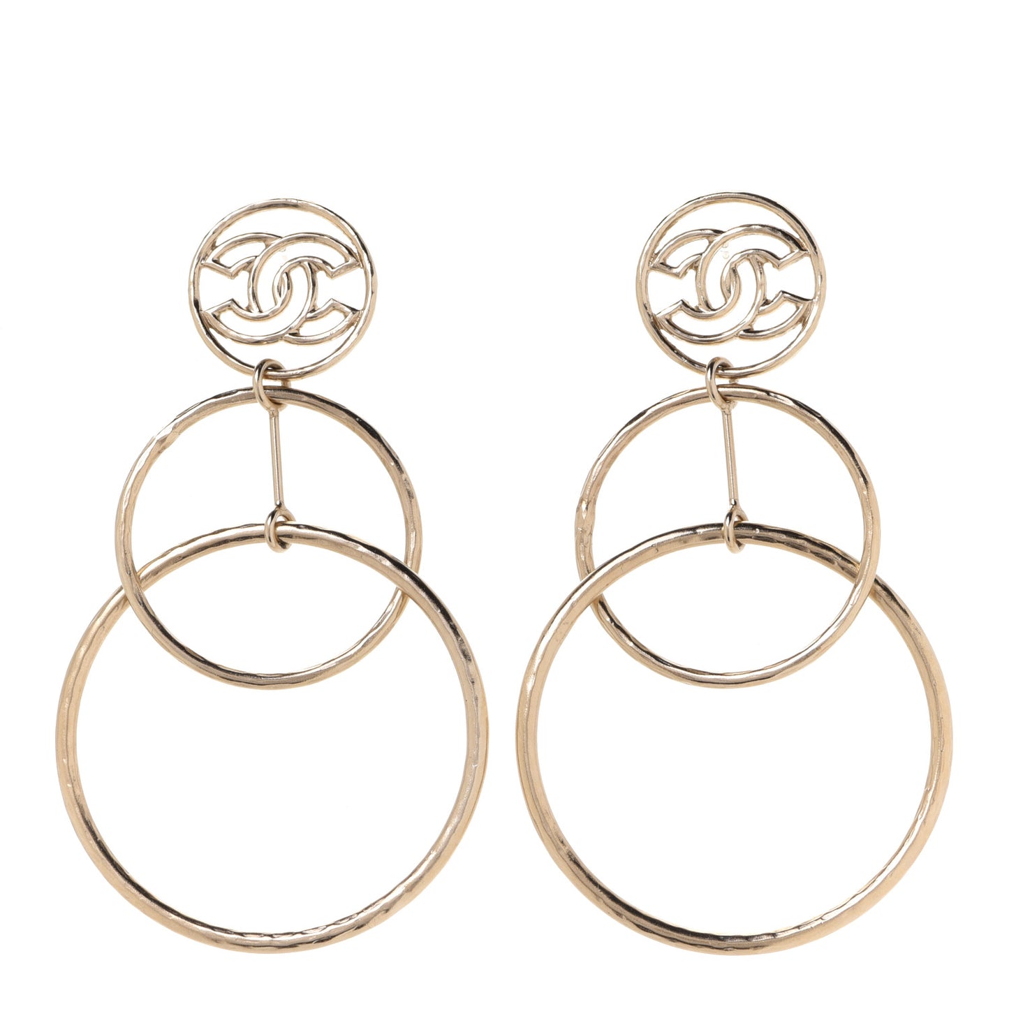 Hoop Cuba CC Earrings Gold
