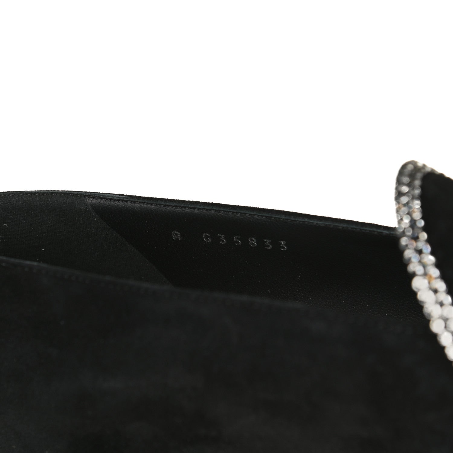 Chanel Suede Calfskin Grosgrain Crystal Star Mocassin Loafers 36.5 Black 9 of 10