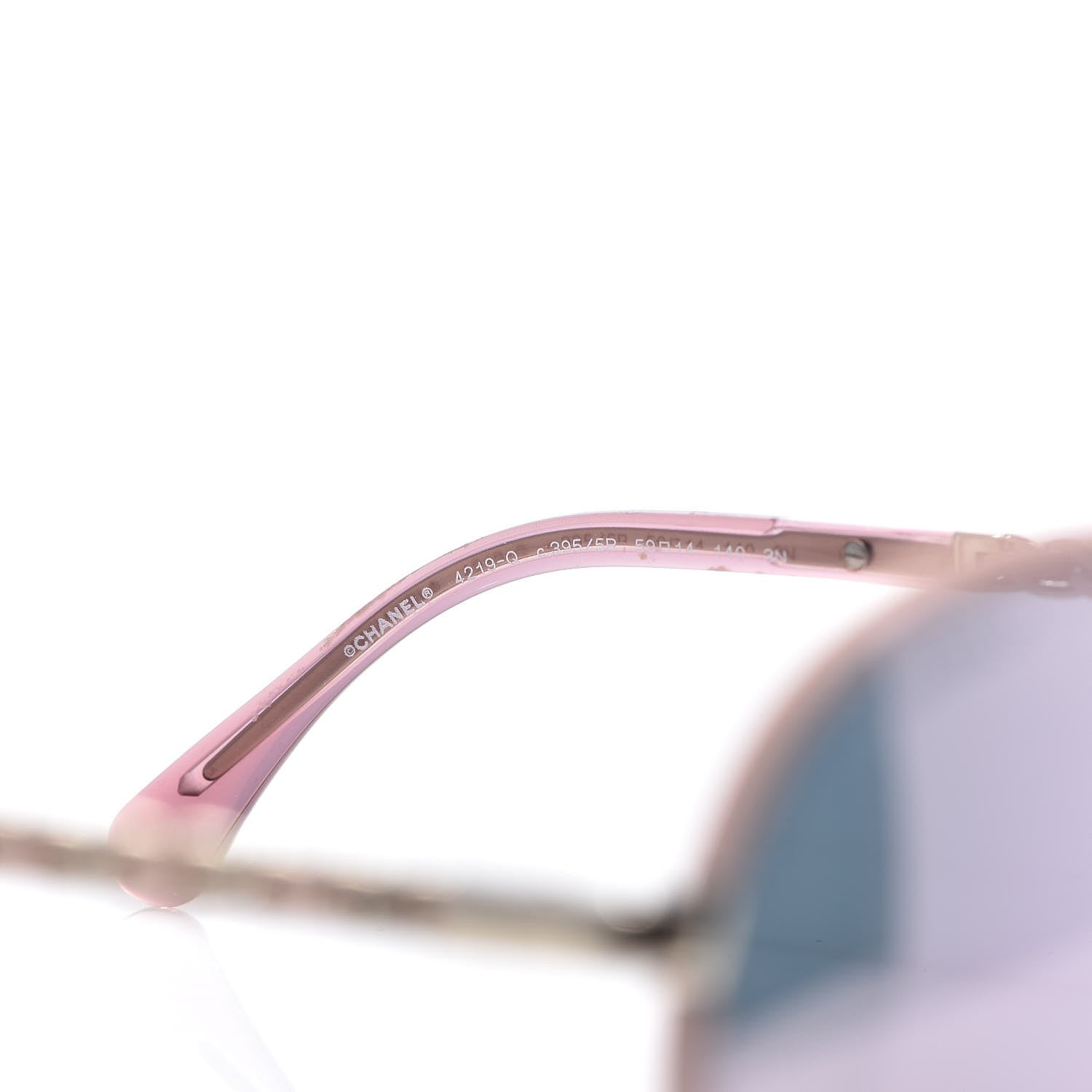 Chanel Pilot Winter Sunglasses 4219-Q Light Pink 5 of 8