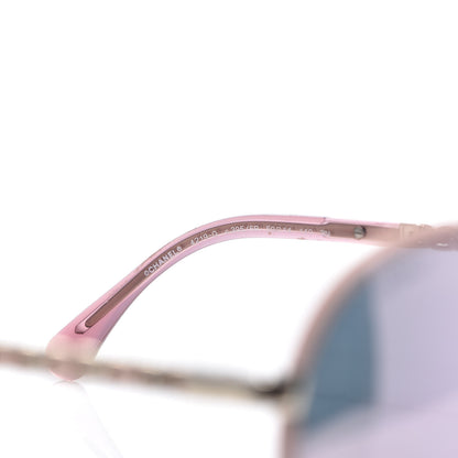 Chanel Pilot Winter Sunglasses 4219-Q Light Pink 5 of 8