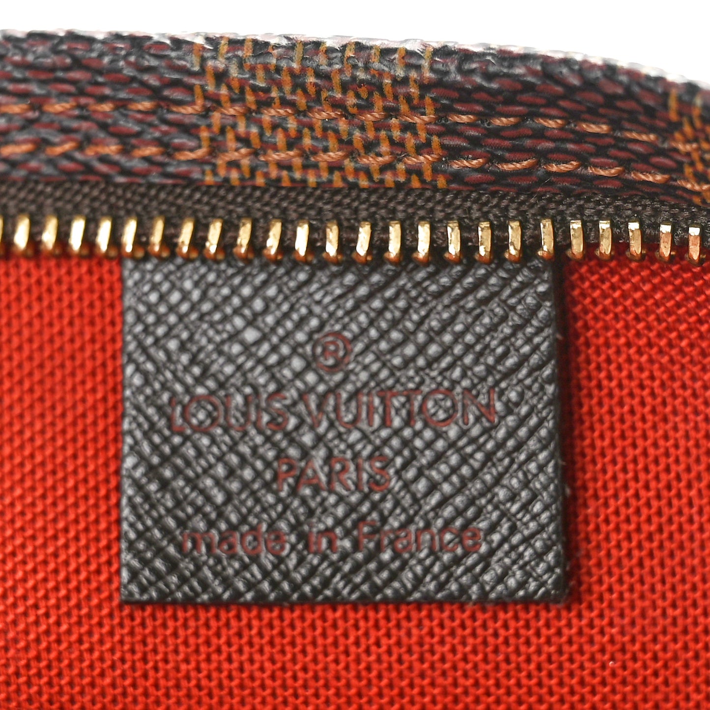 Damier Ebene Trousse Make Up Bag Pochette