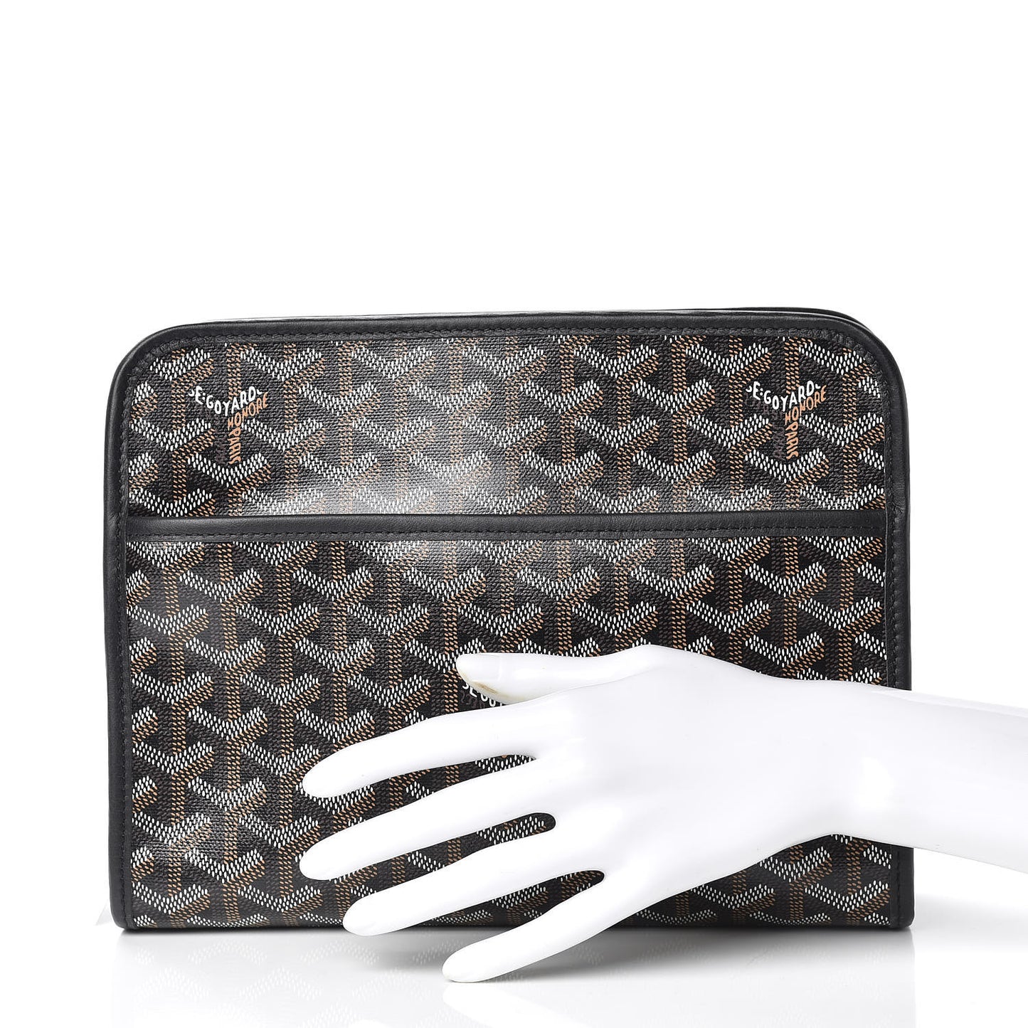 Goyardine Jouvence MM Toiletry Pouch Black