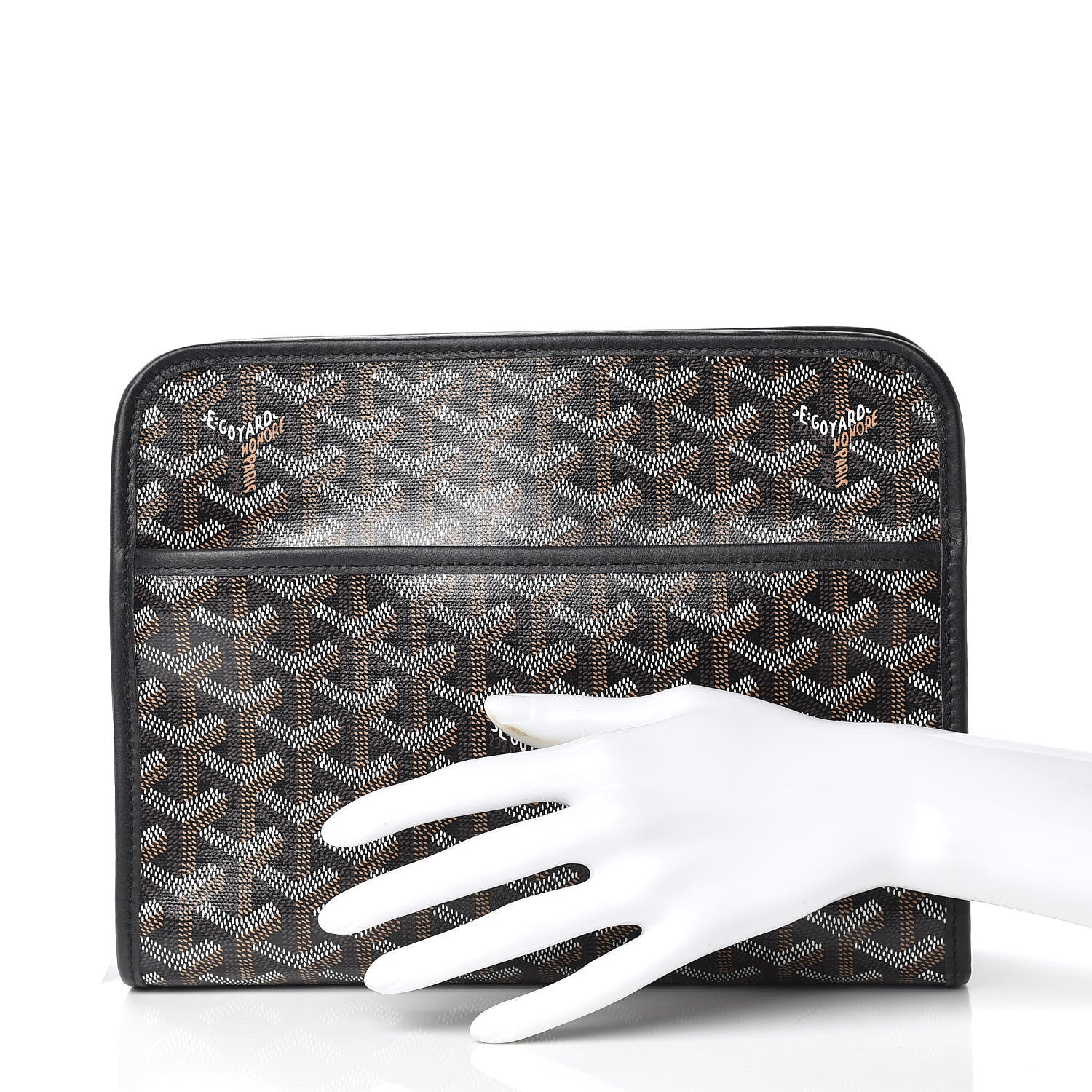 Goyard Goyardine Jouvence MM Toiletry Pouch Black 2 of 11