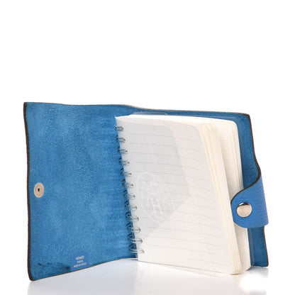 Hermes Togo Ulysse Mini Notebook Bleu Zanzibar 5 of 9