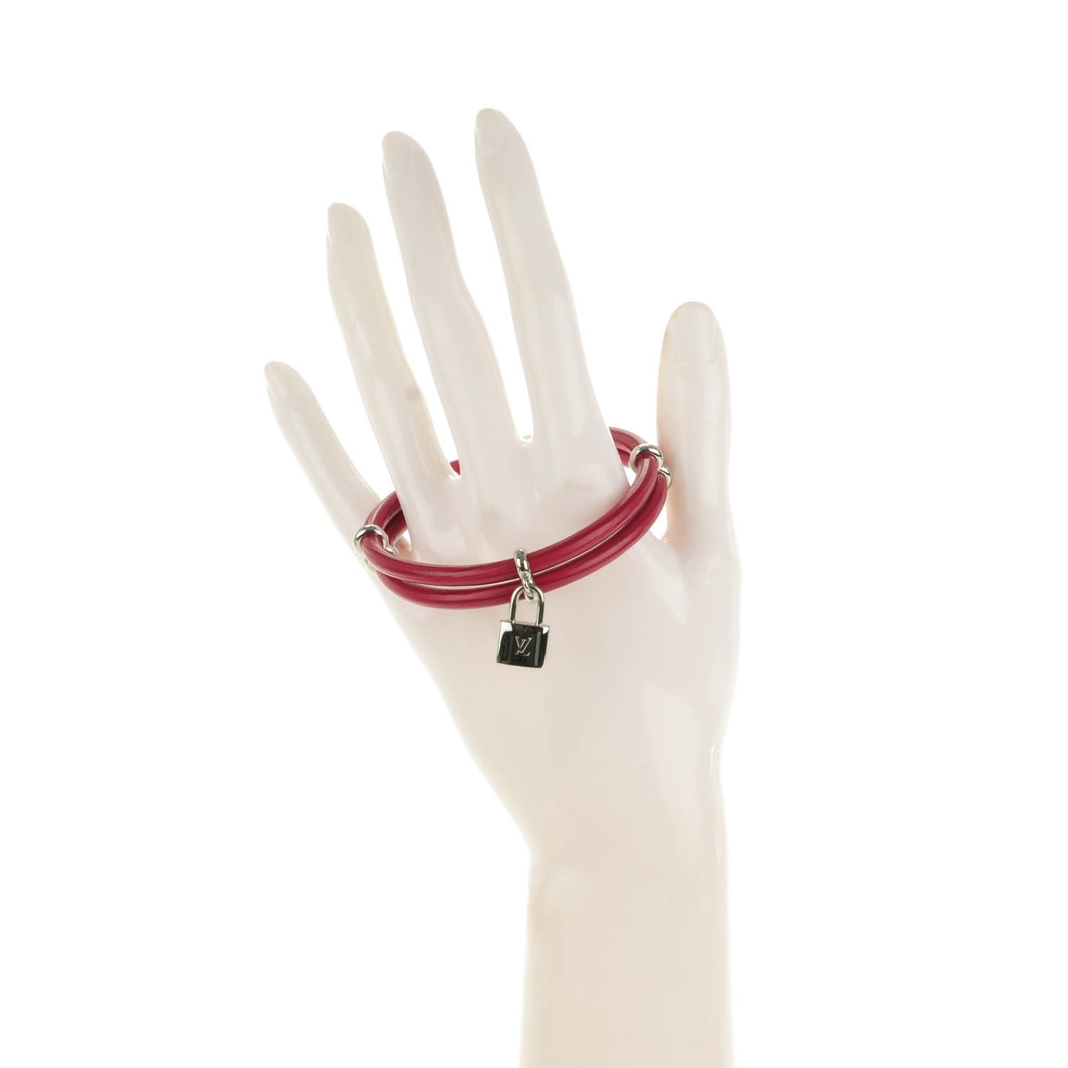 Louis Vuitton Epi Keep It Twice Bracelet 19 Fuchsia 2 of 5