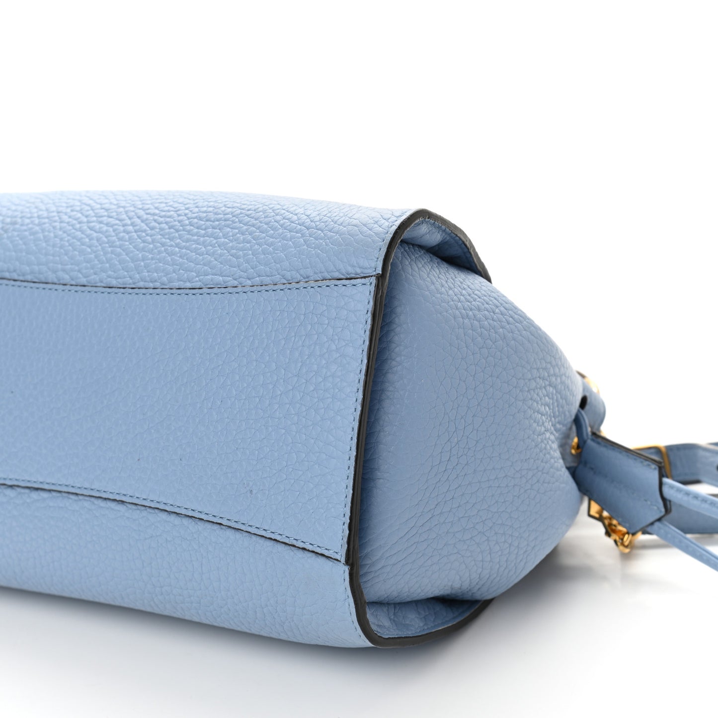 Heavy Grain Small Iris Tote Blue