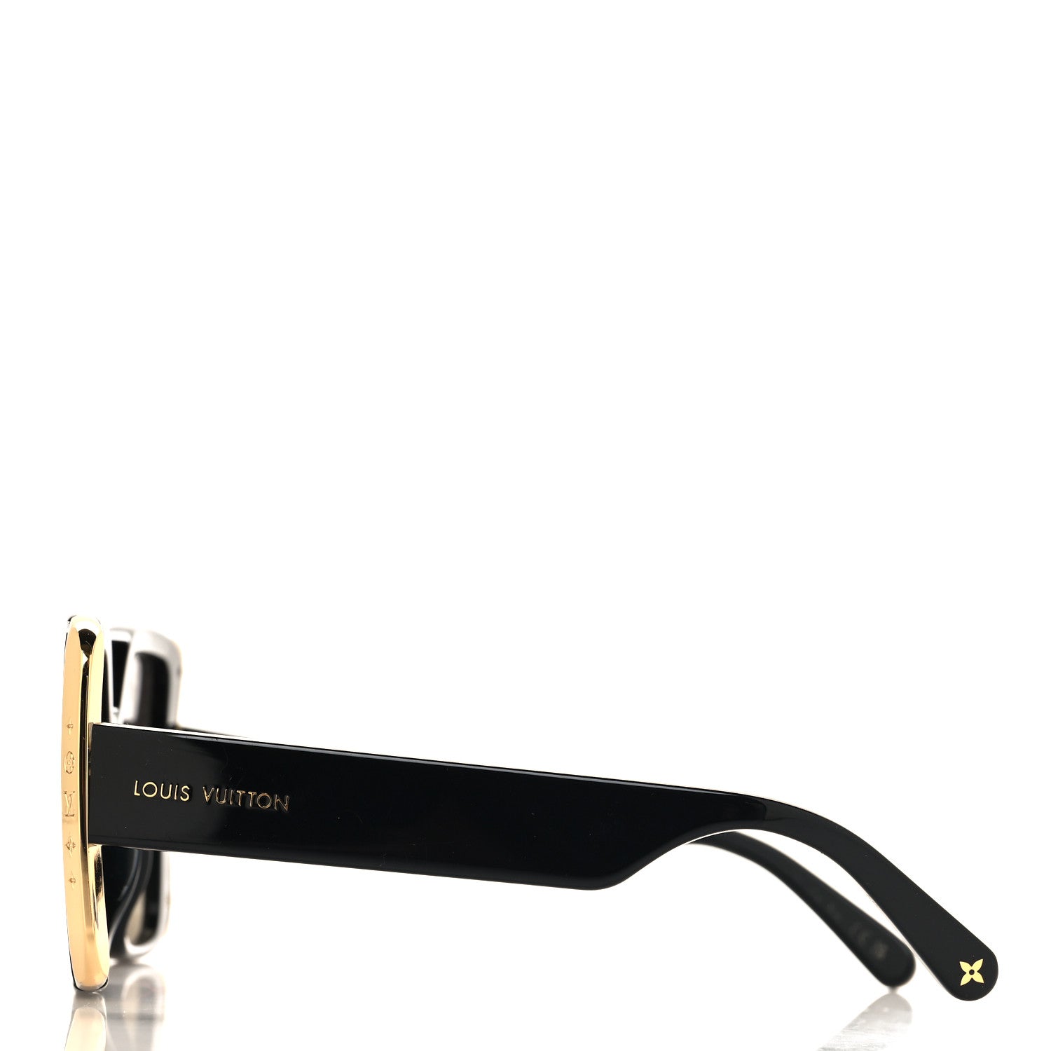 Louis Vuitton Acetate LV Moon Square Sunglasses Z1664W Black 3 of 8