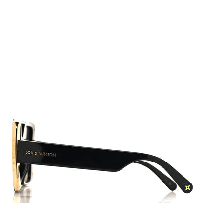 Louis Vuitton Acetate LV Moon Square Sunglasses Z1664W Black 3 of 8