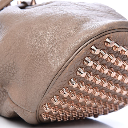 Alexander Wang Pebbled Lambskin Diego Bucket Bag Latte 13 of 17