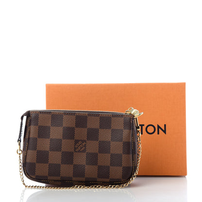 Louis Vuitton Damier Ebene Mini Pochette Accessories 7 of 7