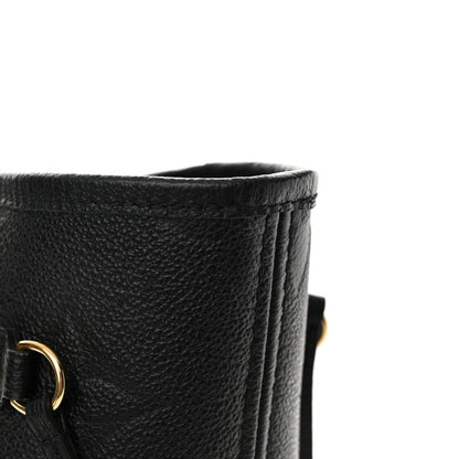 Louis Vuitton Empreinte Monogram Giant Neverfull MM Black 11 of 12
