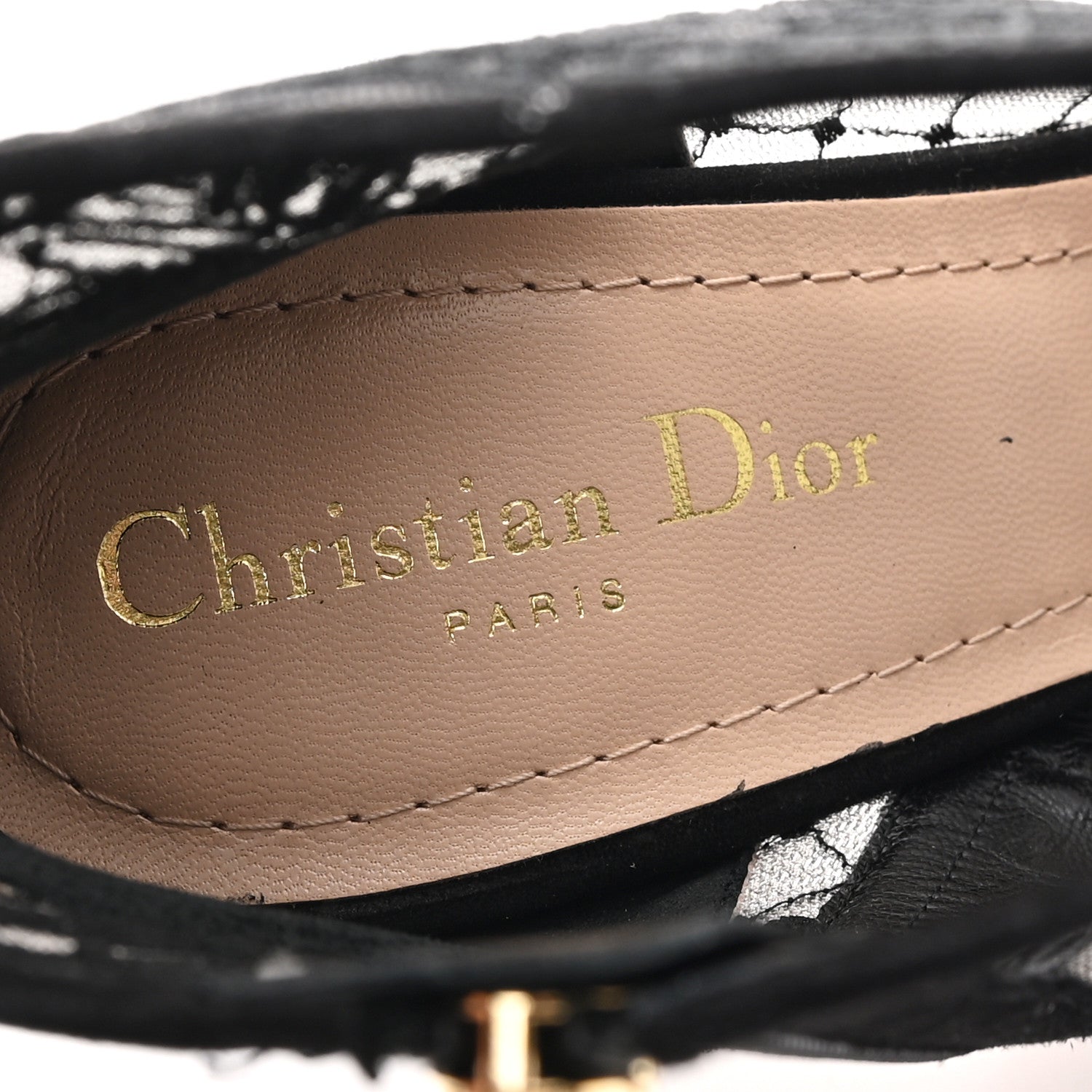 Christian Dior Suede Mesh Lace Embroidered Roses Dior Capture Ankle Boots 40.5 Black 8 of 9