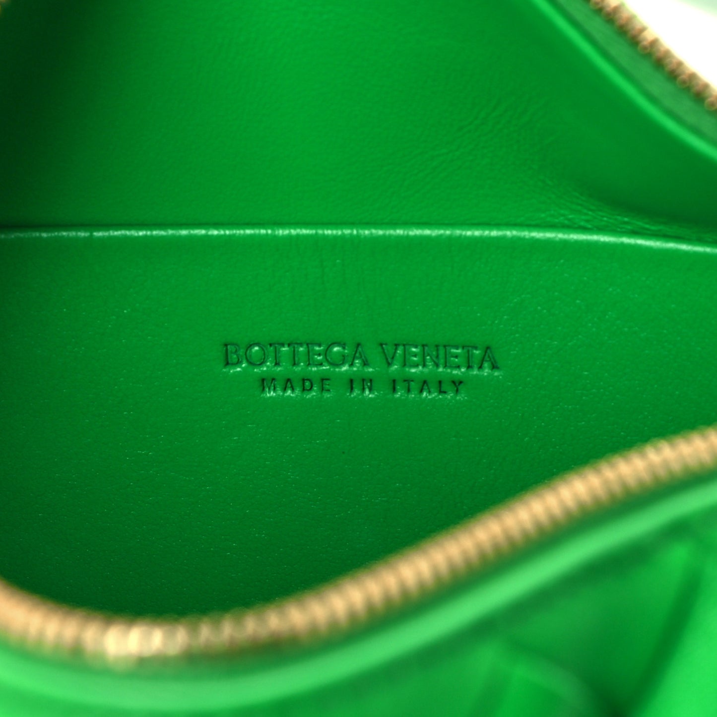 Nappa Intrecciato Mini Loop Camera Bag Parakeet