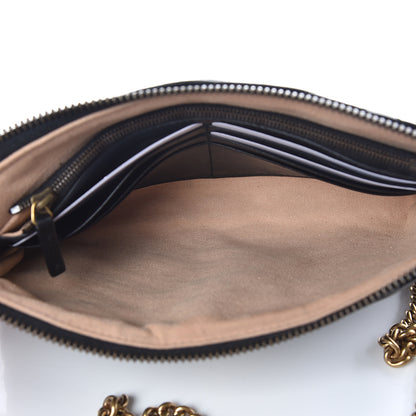 Gucci Calfskin Matelasse Mini GG Marmont Chain Bag Black 7 of 10