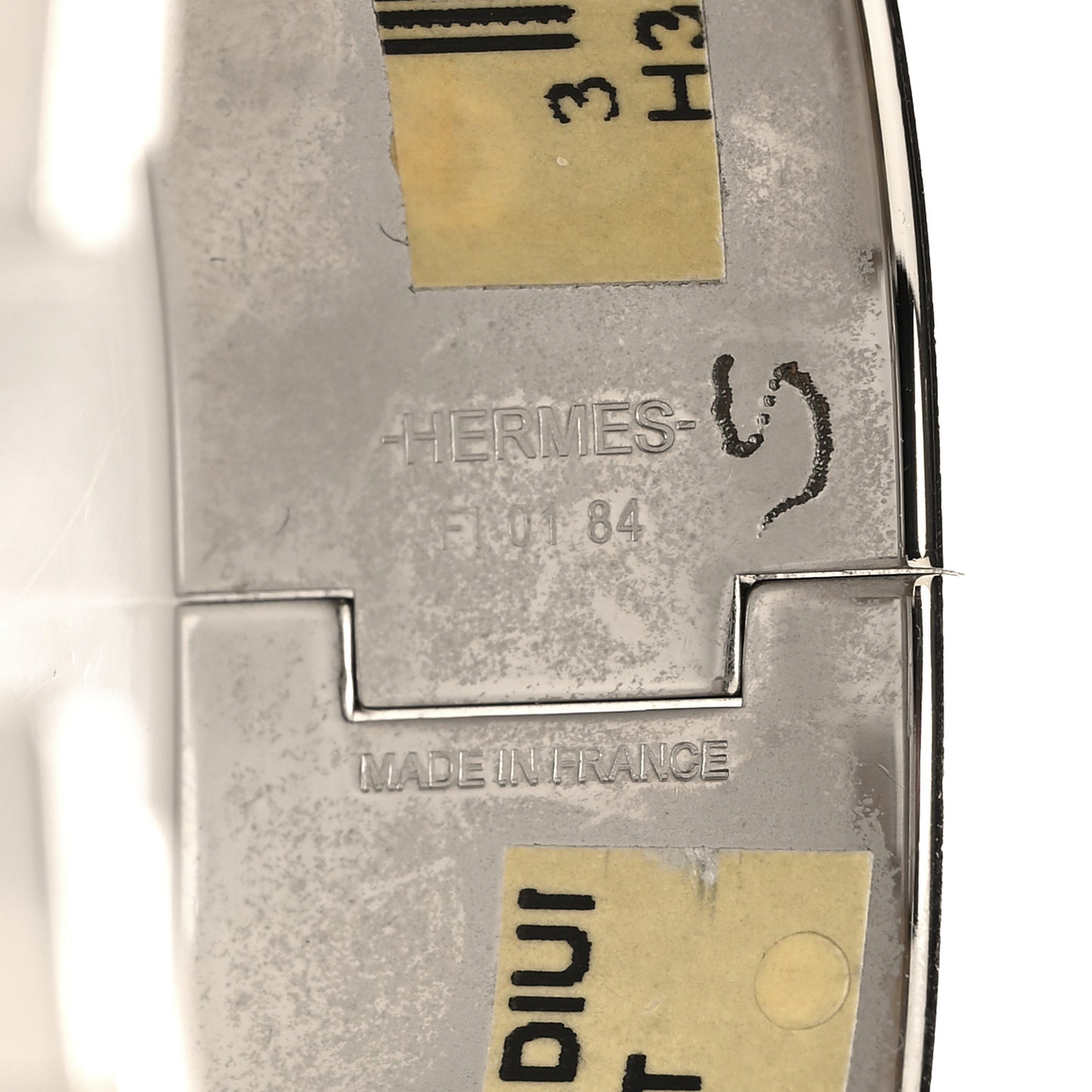 Enamel Wide Clic Clac H Bracelet PM Vert Bleuete