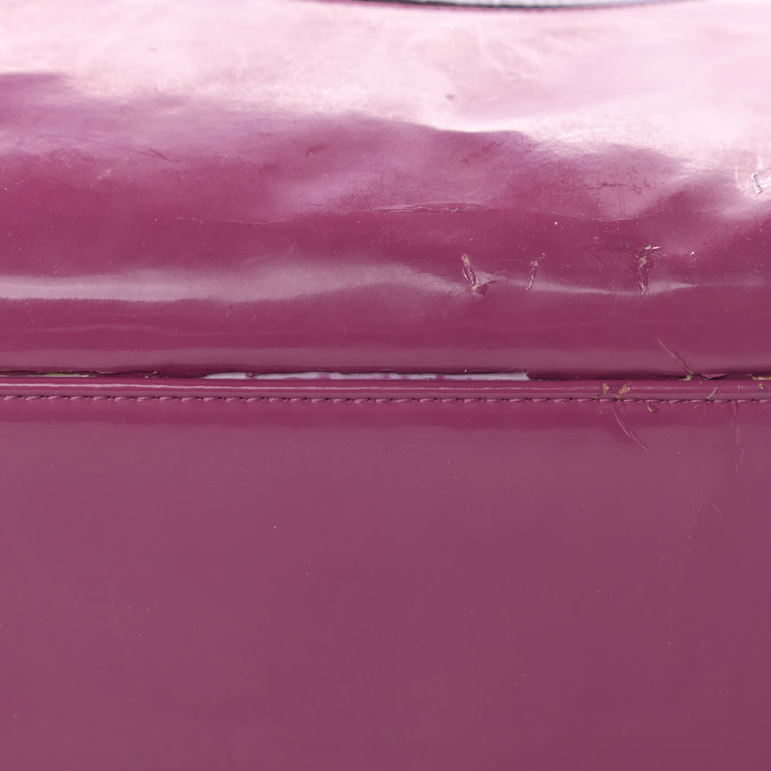 Chanel Vinyl Lipstick Tote Purple 15 of 20