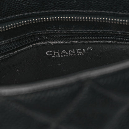 Chanel Caviar Quilted Medallion Tote Black 6 of 12