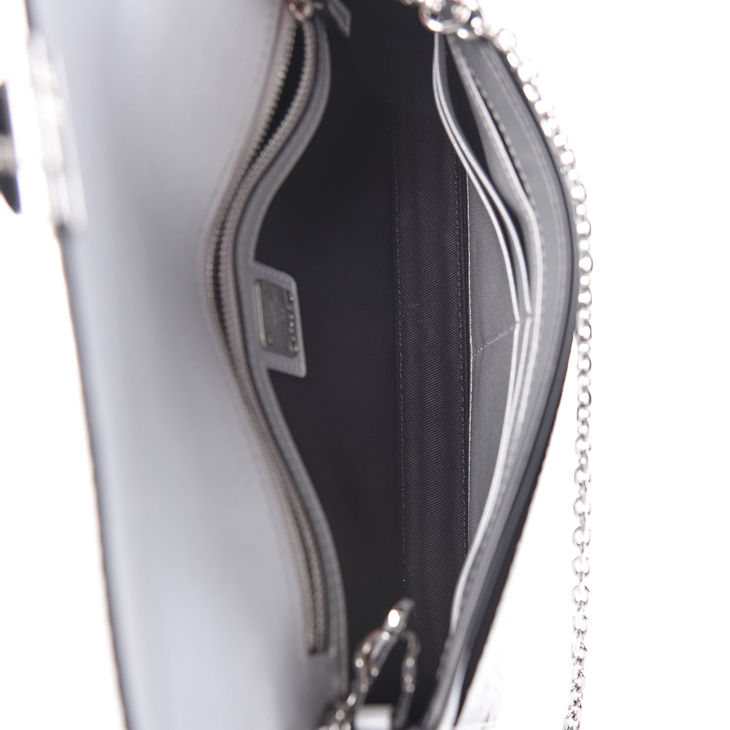 MCM Visetos Large Patricia Wallet On Chain Silver 7 of 9