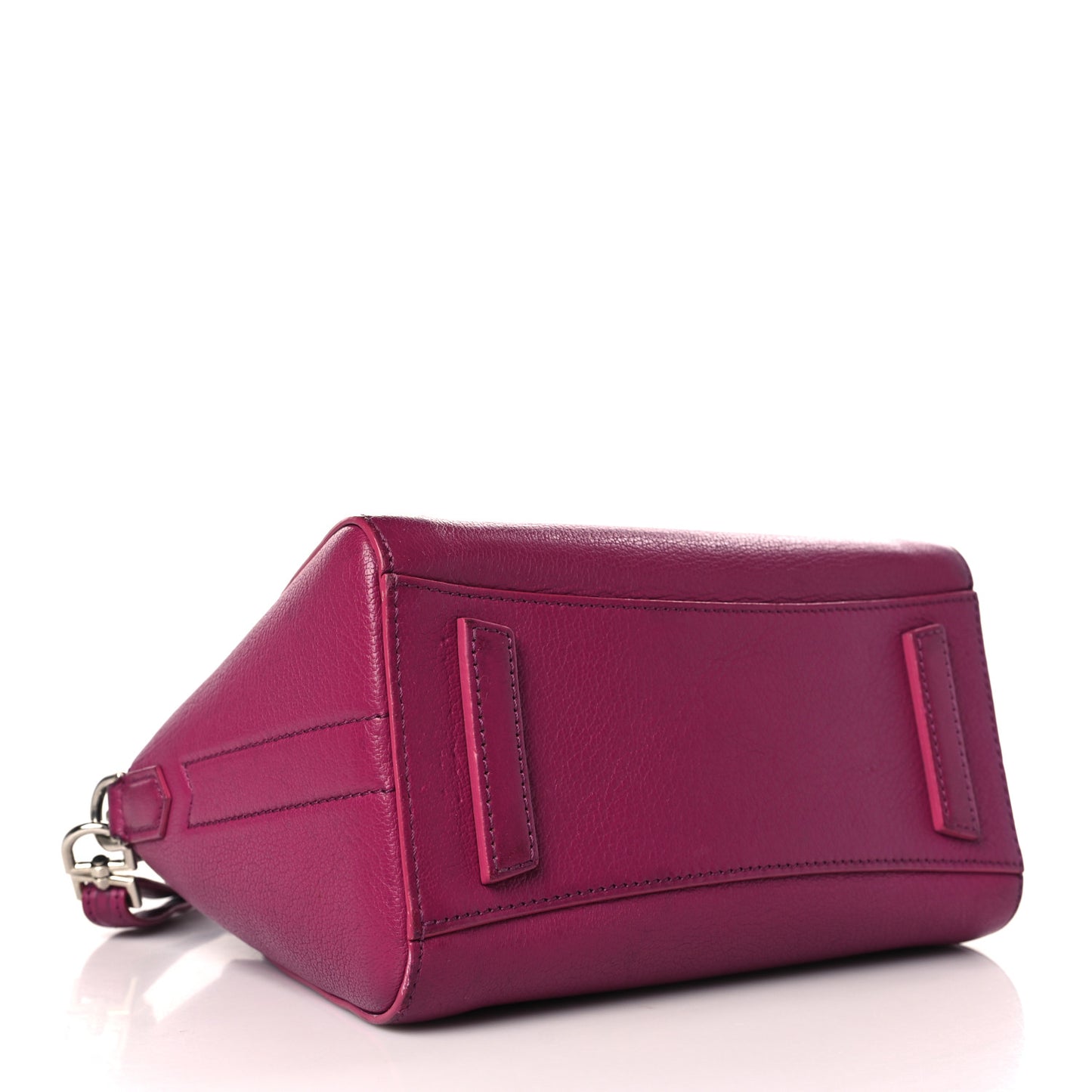 Sugar Goatskin Mini Antigona Fig Pink