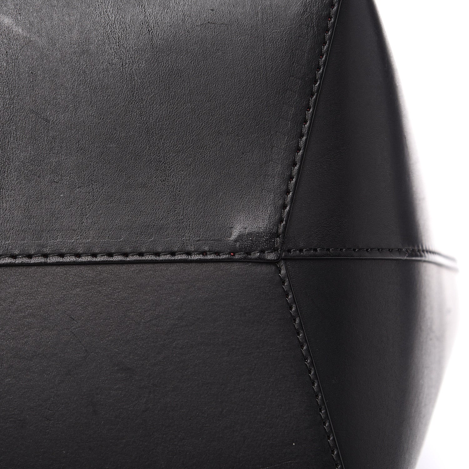 Mansur Gavriel Vegetable Tanned Calfskin Bucket Bag Black Flamma 13 of 14