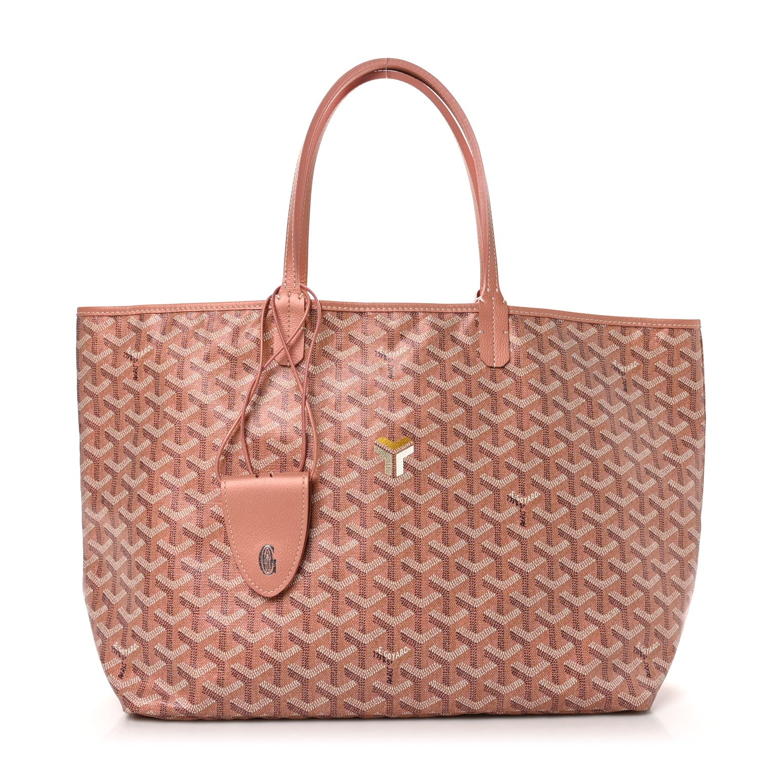 Goyard Iridescent Goyardine Saint Louis PM Pearly Coral 1 of 11