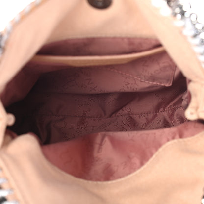Stella McCartney Shaggy Deer Quilted Mini Falabella Fold Over Tote Powder 5 of 10
