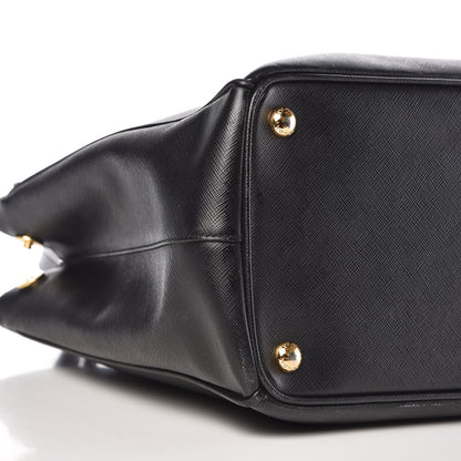 Prada Saffiano Medium Galleria Double Zip Tote Black 8 of 12