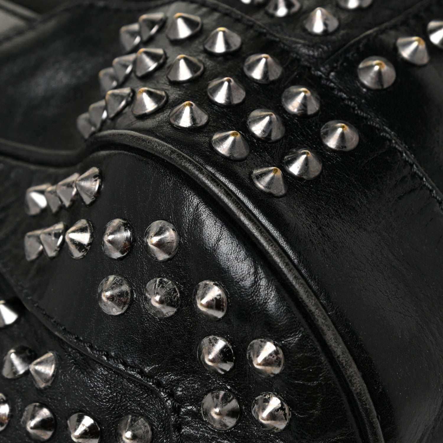 Burberry Lambskin Studded Small Edenham Satchel Black 32 of 35