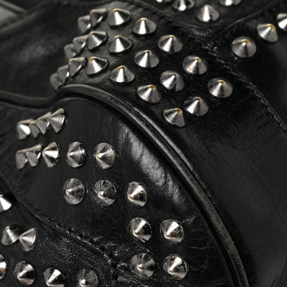 Burberry Lambskin Studded Small Edenham Satchel Black 32 of 35