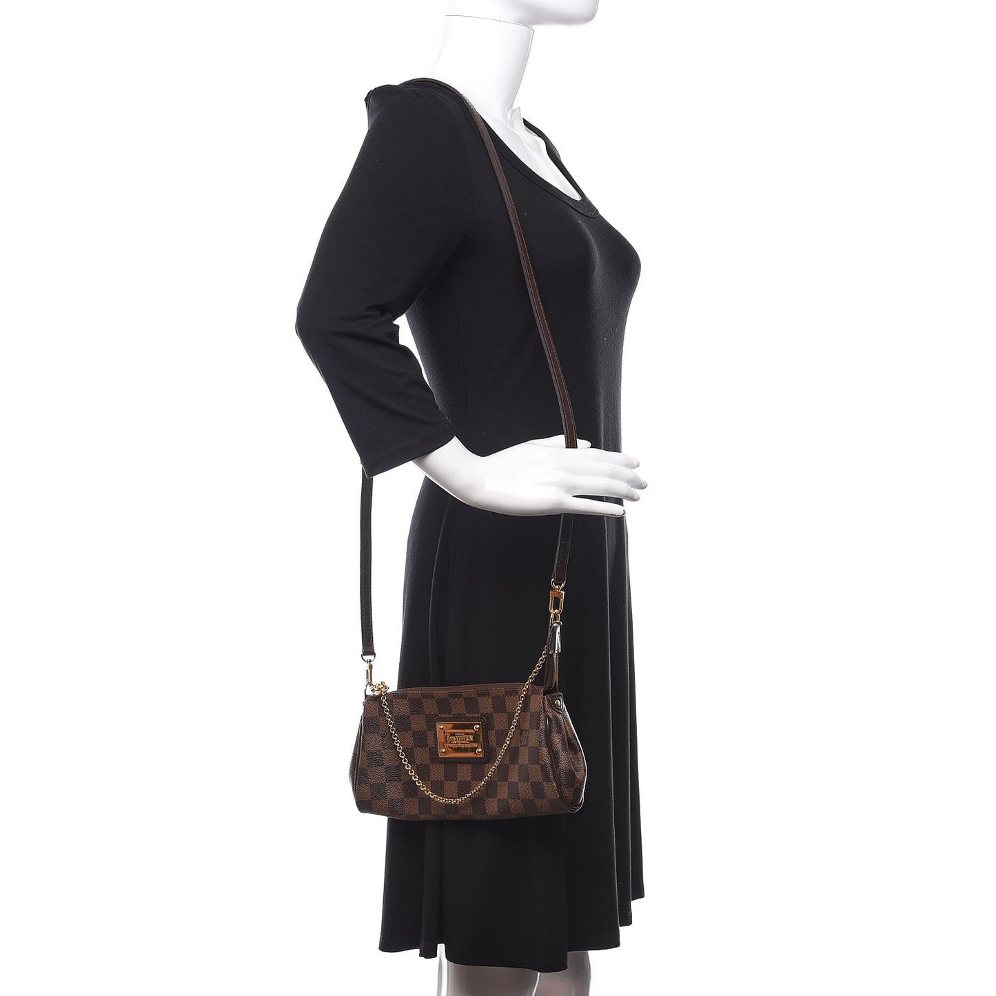 Damier Ebene Eva Clutch
